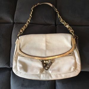 Coach cream bag
